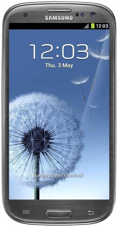 Смартфон Samsung Galaxy S3 GT-I9300 16Gb Titanium grey - Амурск